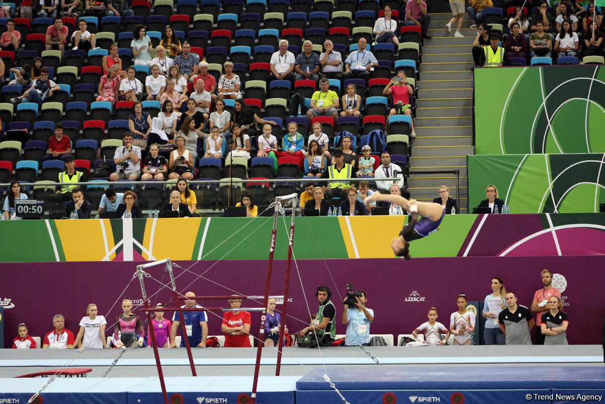Best moments of 4th day of artistic gymnastics competitions at EYOF Baku 2019 (PHOTO)