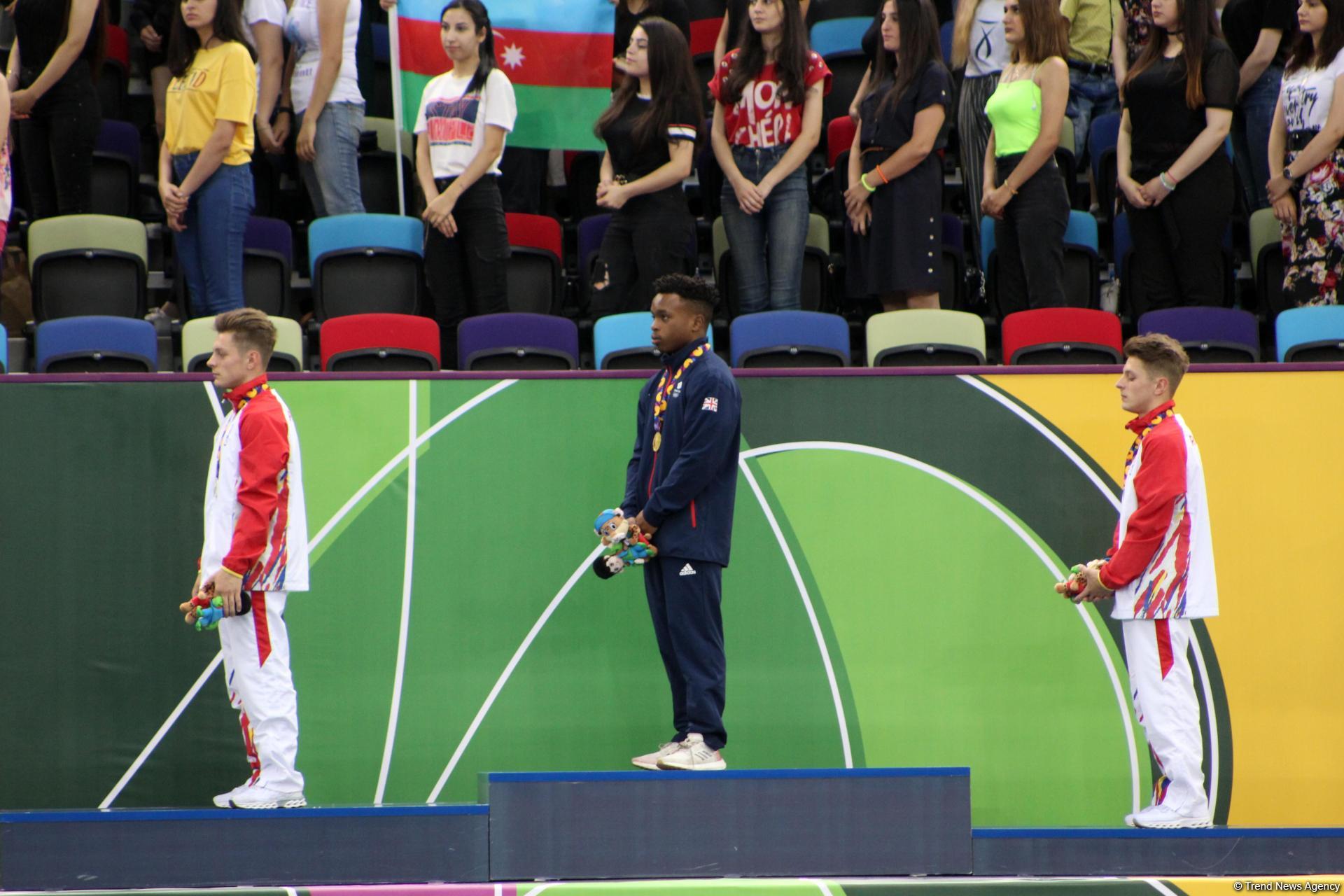 Winners in vault and balance beam exercises awarded at EYOF Baku 2019 (PHOTO)