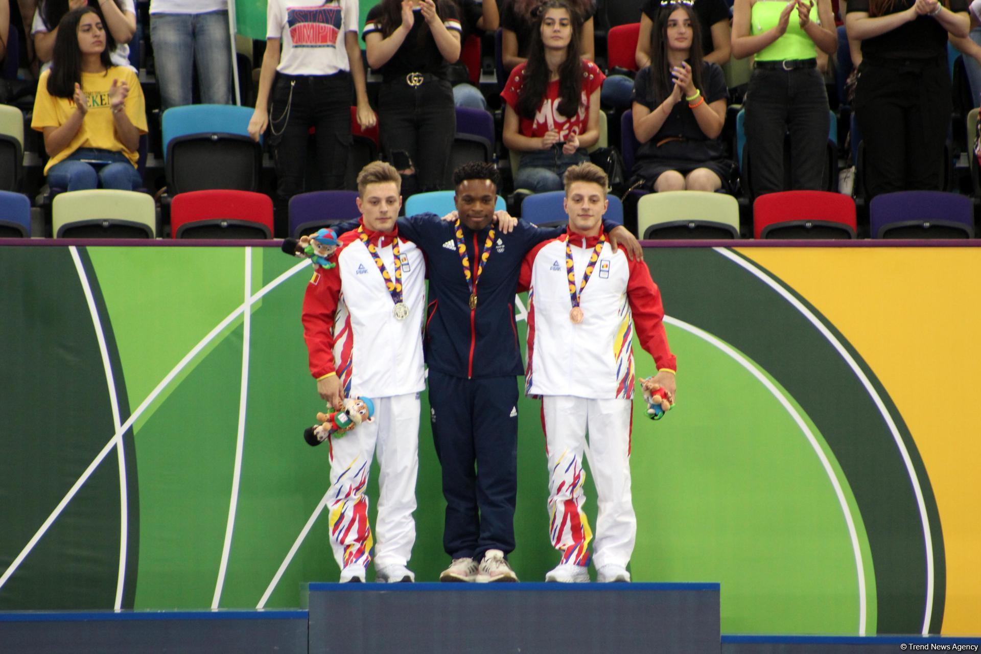 Winners in vault and balance beam exercises awarded at EYOF Baku 2019 (PHOTO)