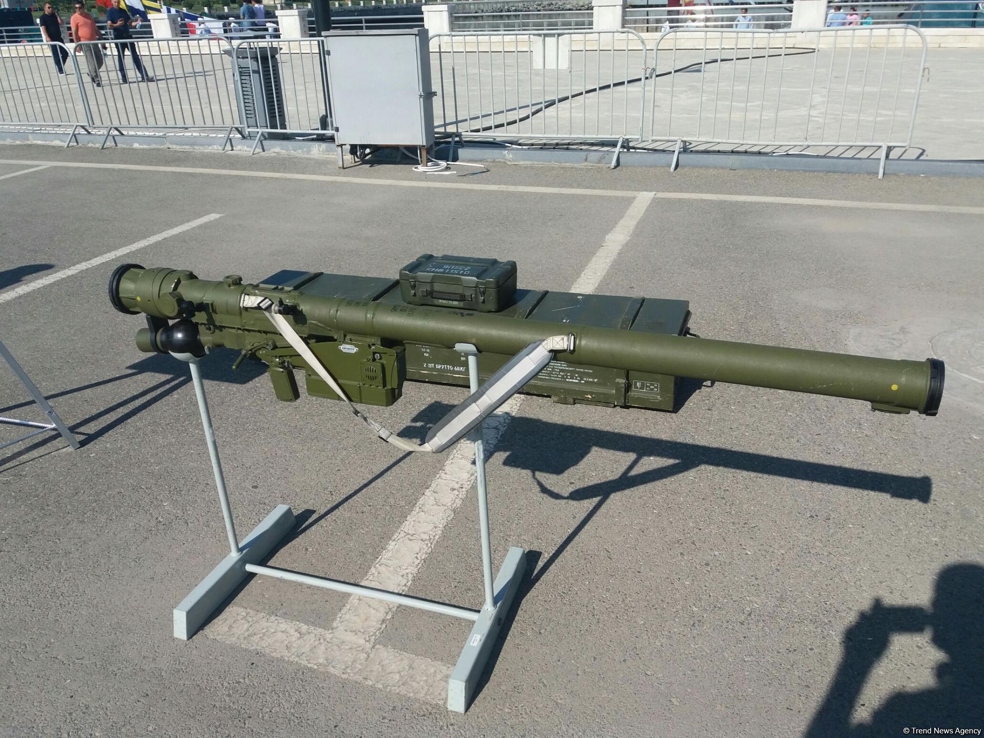 Azerbaijani State Border Service showcases new missile system at military exhibition in Baku (PHOTO)