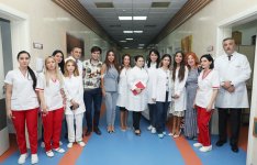 Vice-President of Heydar Aliyev Foundation Leyla Aliyeva visits several medical centers in Baku (PHOTO)