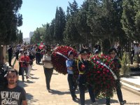 Farewell ceremony for pilot of Azerbaijani crashed MiG-29 aircraft underway (PHOTO)