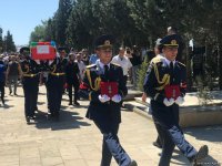 Farewell ceremony for pilot of Azerbaijani crashed MiG-29 aircraft underway (PHOTO)