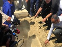 Farewell ceremony for pilot of Azerbaijani crashed MiG-29 aircraft underway (PHOTO)