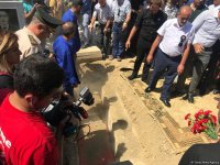 Farewell ceremony for pilot of Azerbaijani crashed MiG-29 aircraft underway (PHOTO)