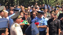 Farewell ceremony for pilot of Azerbaijani crashed MiG-29 aircraft underway (PHOTO)