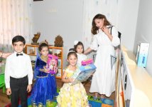 Azerbaijan’s First VP Mehriban Aliyeva attends opening of orphanage-kindergartens and joined festivities for children (UPDATE)