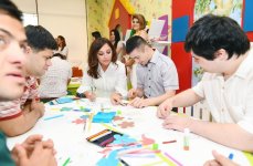 Azerbaijan’s First VP Mehriban Aliyeva attends opening of orphanage-kindergartens and joined festivities for children (UPDATE)