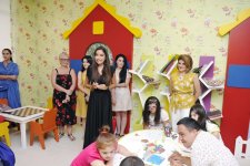 Azerbaijan’s First VP Mehriban Aliyeva attends opening of orphanage-kindergartens and joined festivities for children (UPDATE)