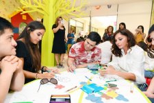 Azerbaijan’s First VP Mehriban Aliyeva attends opening of orphanage-kindergartens and joined festivities for children (UPDATE)