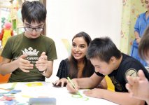 Azerbaijan’s First VP Mehriban Aliyeva attends opening of orphanage-kindergartens and joined festivities for children (UPDATE)