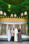 First Vice-President Mehriban Aliyeva presented with Quran at Bibiheybet shrine