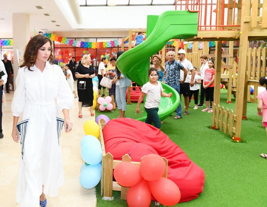 Azerbaijan’s First VP Mehriban Aliyeva attends opening of orphanage-kindergartens and joined festivities for children (UPDATE)