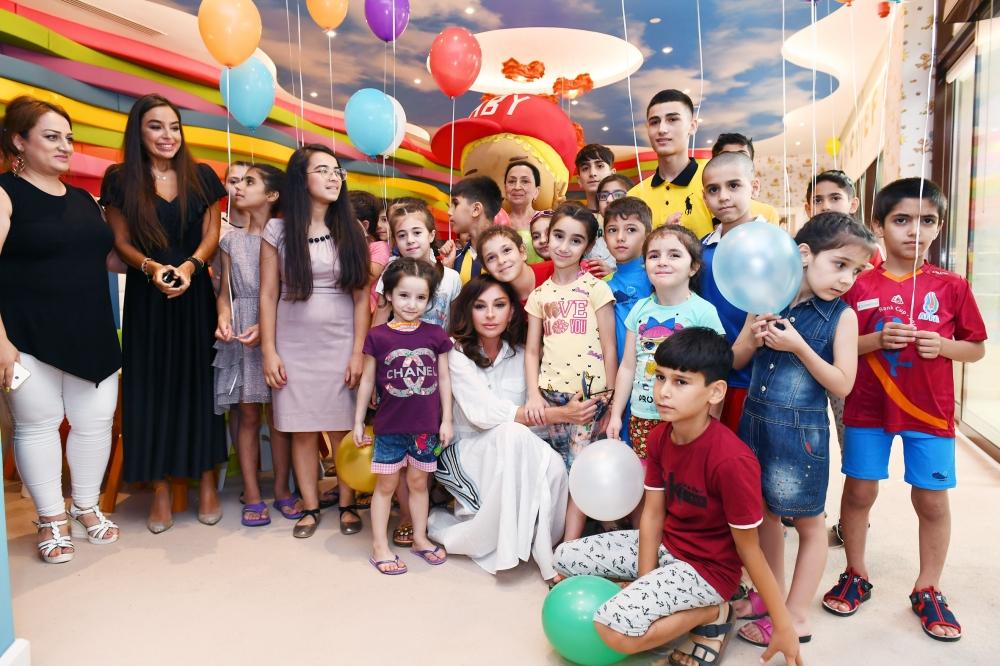 Azerbaijan’s First VP Mehriban Aliyeva attends opening of orphanage-kindergartens and joined festivities for children (UPDATE)