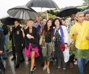 Vice-President of Heydar Aliyev Foundation Leyla Aliyeva views pavilions at First Grape and Wine Festival (PHOTOS)