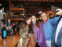 Vice-President of Heydar Aliyev Foundation Leyla Aliyeva views pavilions at First Grape and Wine Festival (PHOTOS)
