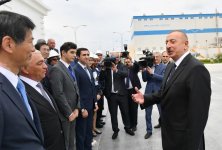 President Ilham Aliyev attends ceremony to launch “Shimal-2” power station (PHOTO)