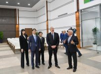 President Ilham Aliyev attends ceremony to launch “Shimal-2” power station (PHOTO)