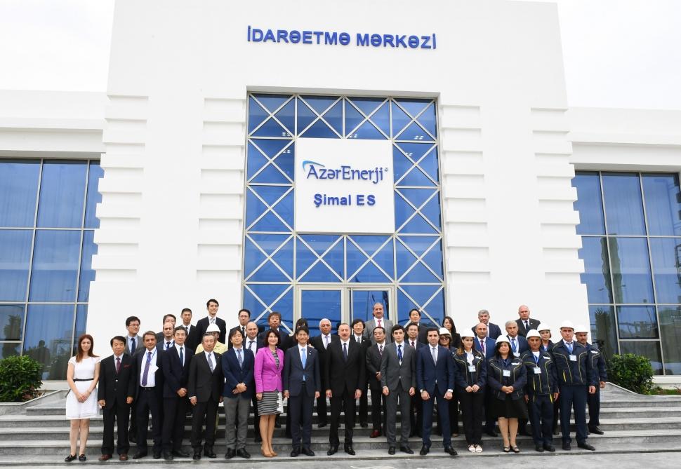 President Ilham Aliyev attends ceremony to launch “Shimal-2” power station (PHOTO)