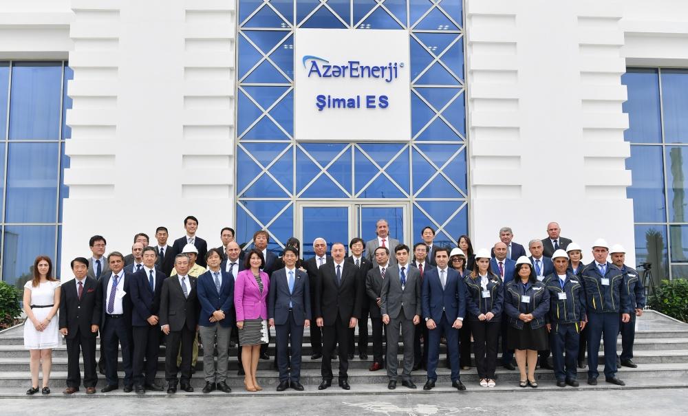President Ilham Aliyev attends ceremony to launch “Shimal-2” power station (PHOTO)