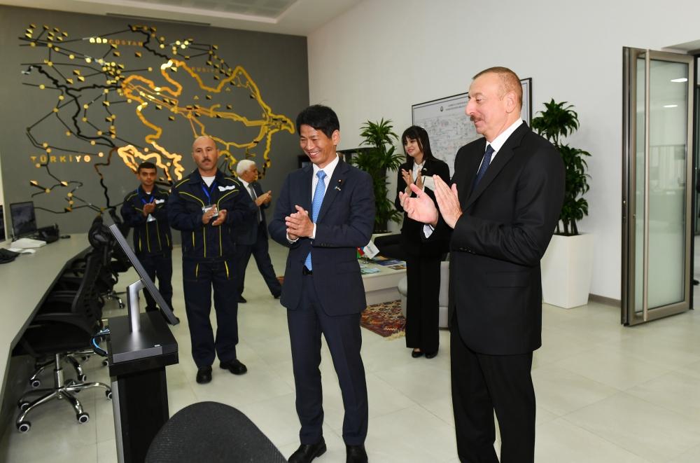 President Ilham Aliyev attends ceremony to launch “Shimal-2” power station (PHOTO)