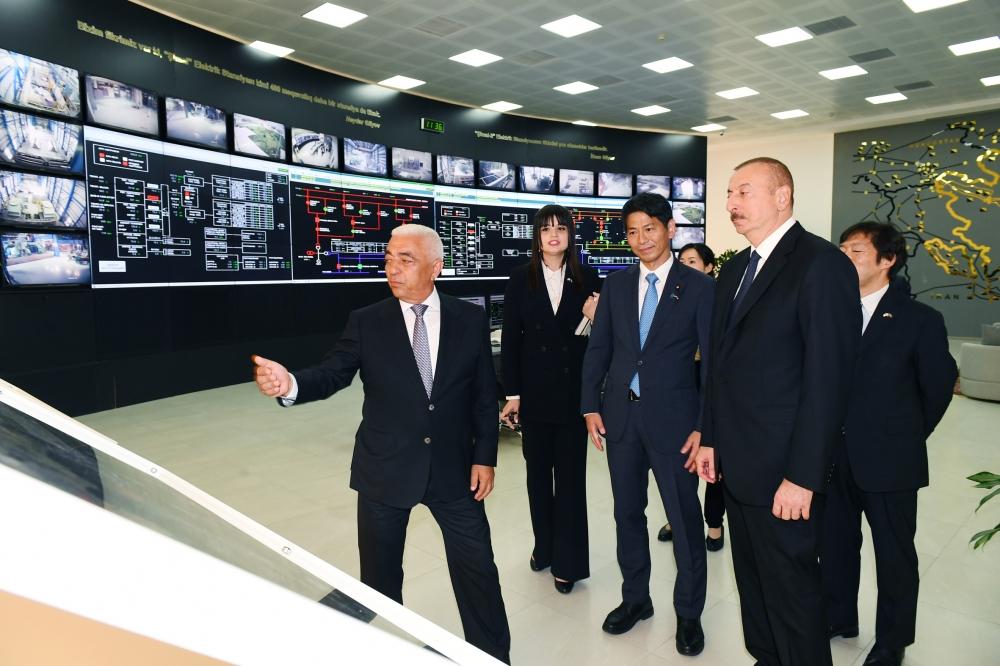 President Ilham Aliyev attends ceremony to launch “Shimal-2” power station (PHOTO)