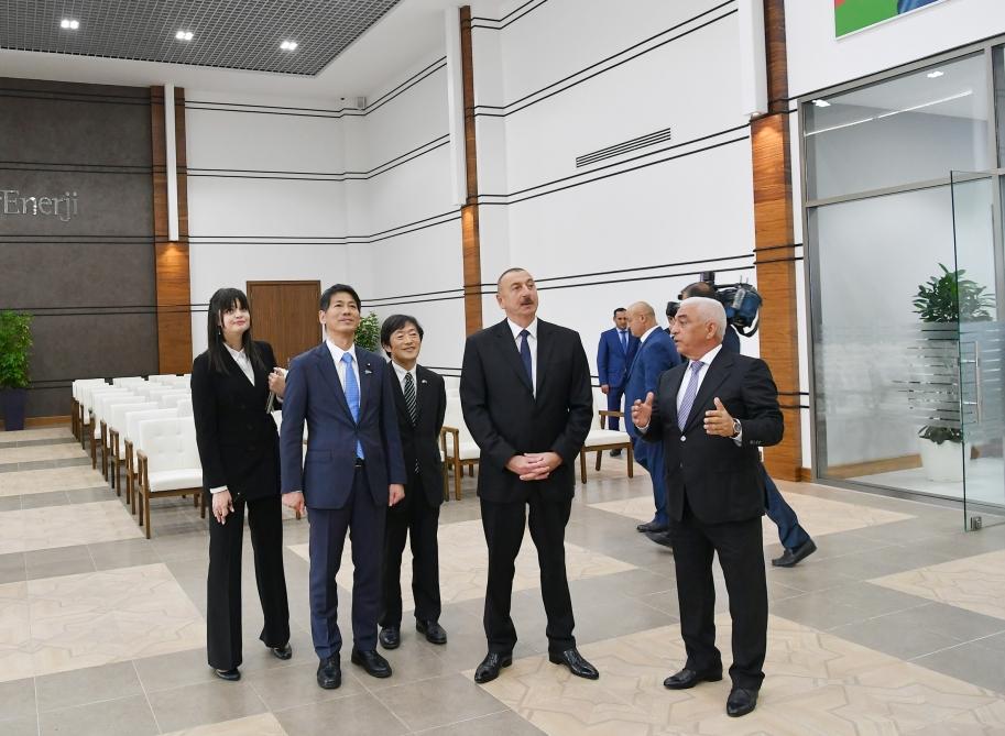 President Ilham Aliyev attends ceremony to launch “Shimal-2” power station (PHOTO)