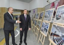 President Ilham Aliyev views work done at Khatai station of Baku Metro (PHOTO)