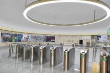 President Ilham Aliyev views work done at Khatai station of Baku Metro (PHOTO)