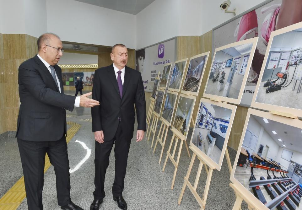 President Ilham Aliyev views work done at Khatai station of Baku Metro (PHOTO)