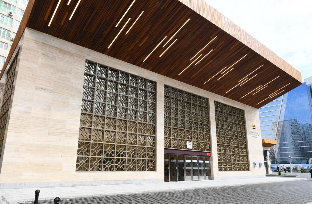 President Ilham Aliyev views work done at Khatai station of Baku Metro (PHOTO)