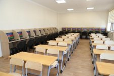 First VP Mehriban Aliyeva views conditions created at newly-renovated school No 113 in Kurdakhani (PHOTO) (UPDATE)