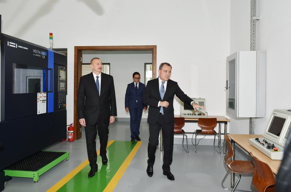 President Ilham Aliyev inaugurates Baku State Vocational Education Centre on Industry and Innovation (PHOTO)