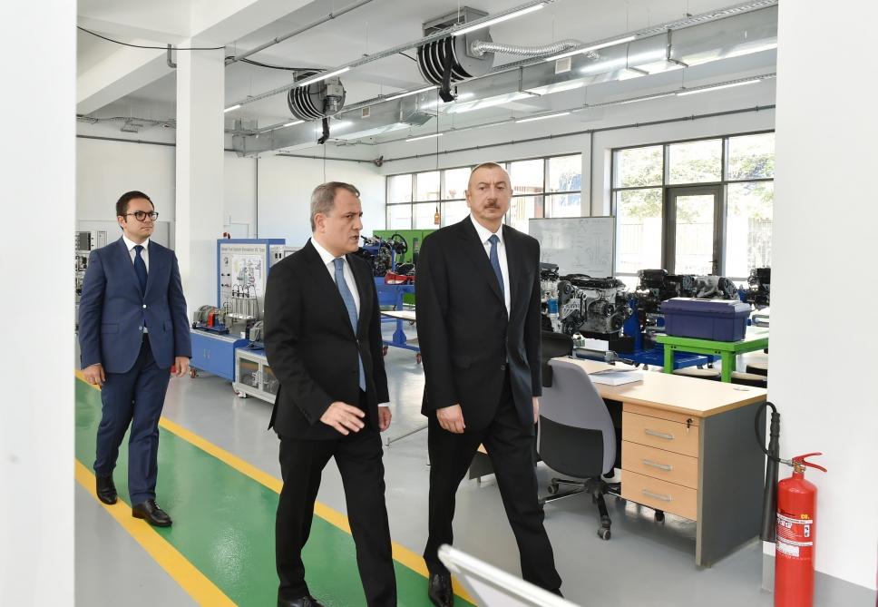 President Ilham Aliyev inaugurates Baku State Vocational Education Centre on Industry and Innovation (PHOTO)