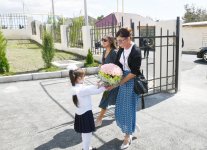 First Vice-President Mehriban Aliyeva attended opening of kindergarten in Ismayilli