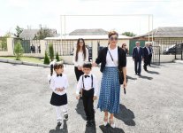 First Vice-President Mehriban Aliyeva attended opening of kindergarten in Ismayilli