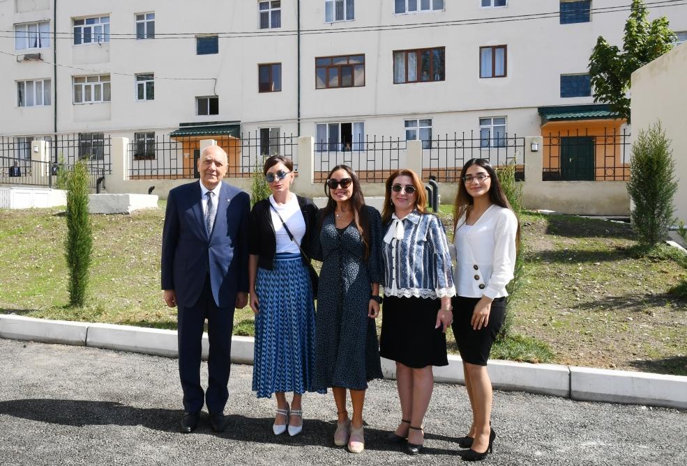 First Vice-President Mehriban Aliyeva attended opening of kindergarten in Ismayilli