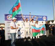 Heydar Aliyev Foundation VP Leyla Aliyeva watches 7th Arena Polo World Cup final (PHOTO)