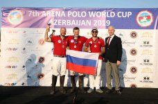 Heydar Aliyev Foundation VP Leyla Aliyeva watches 7th Arena Polo World Cup final (PHOTO)