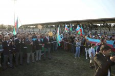 Heydar Aliyev Foundation VP Leyla Aliyeva watches 7th Arena Polo World Cup final (PHOTO)