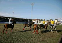 Heydar Aliyev Foundation VP Leyla Aliyeva watches 7th Arena Polo World Cup final (PHOTO)