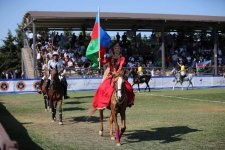 Heydar Aliyev Foundation VP Leyla Aliyeva watches 7th Arena Polo World Cup final (PHOTO)