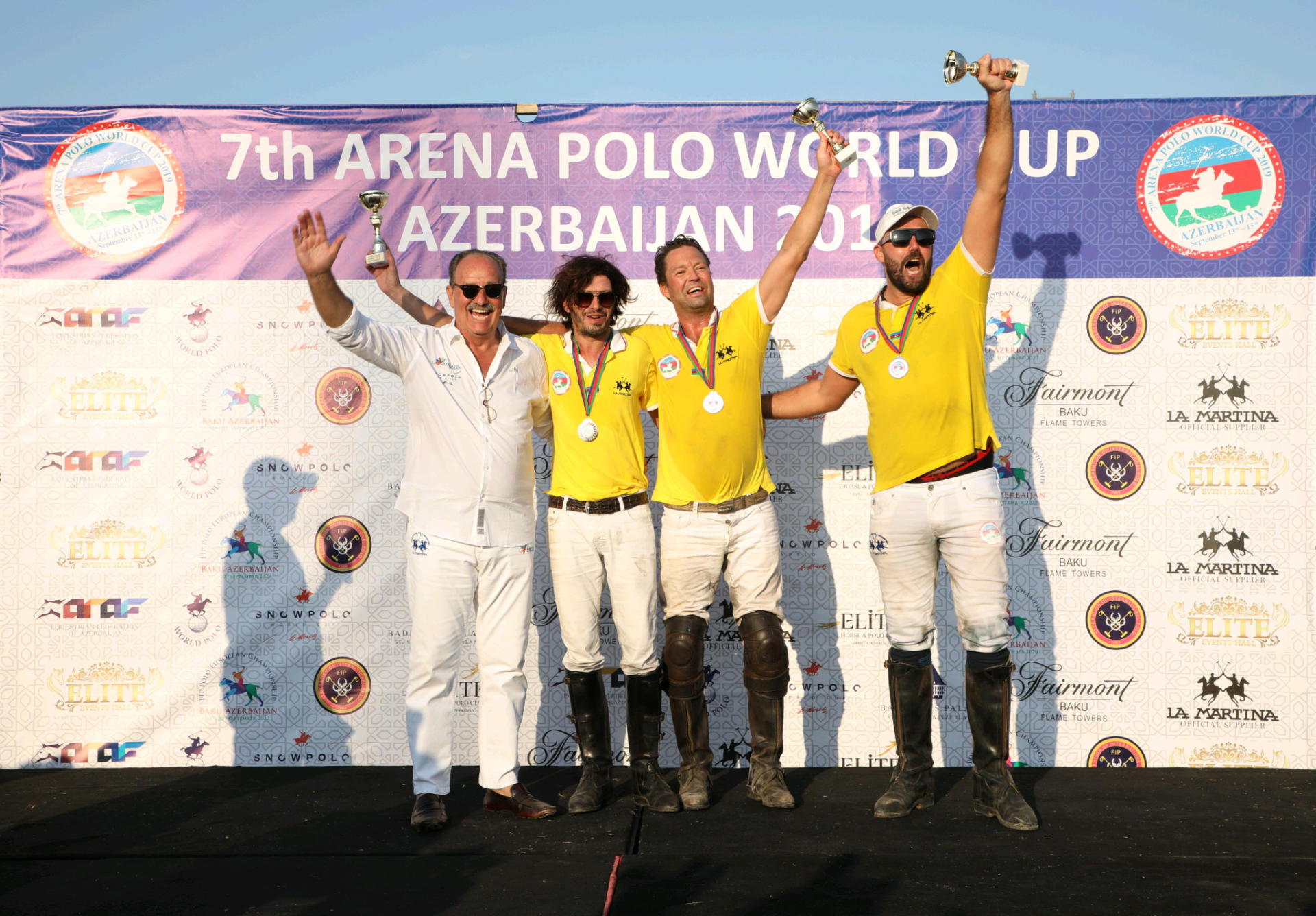 Heydar Aliyev Foundation VP Leyla Aliyeva watches 7th Arena Polo World Cup final (PHOTO)