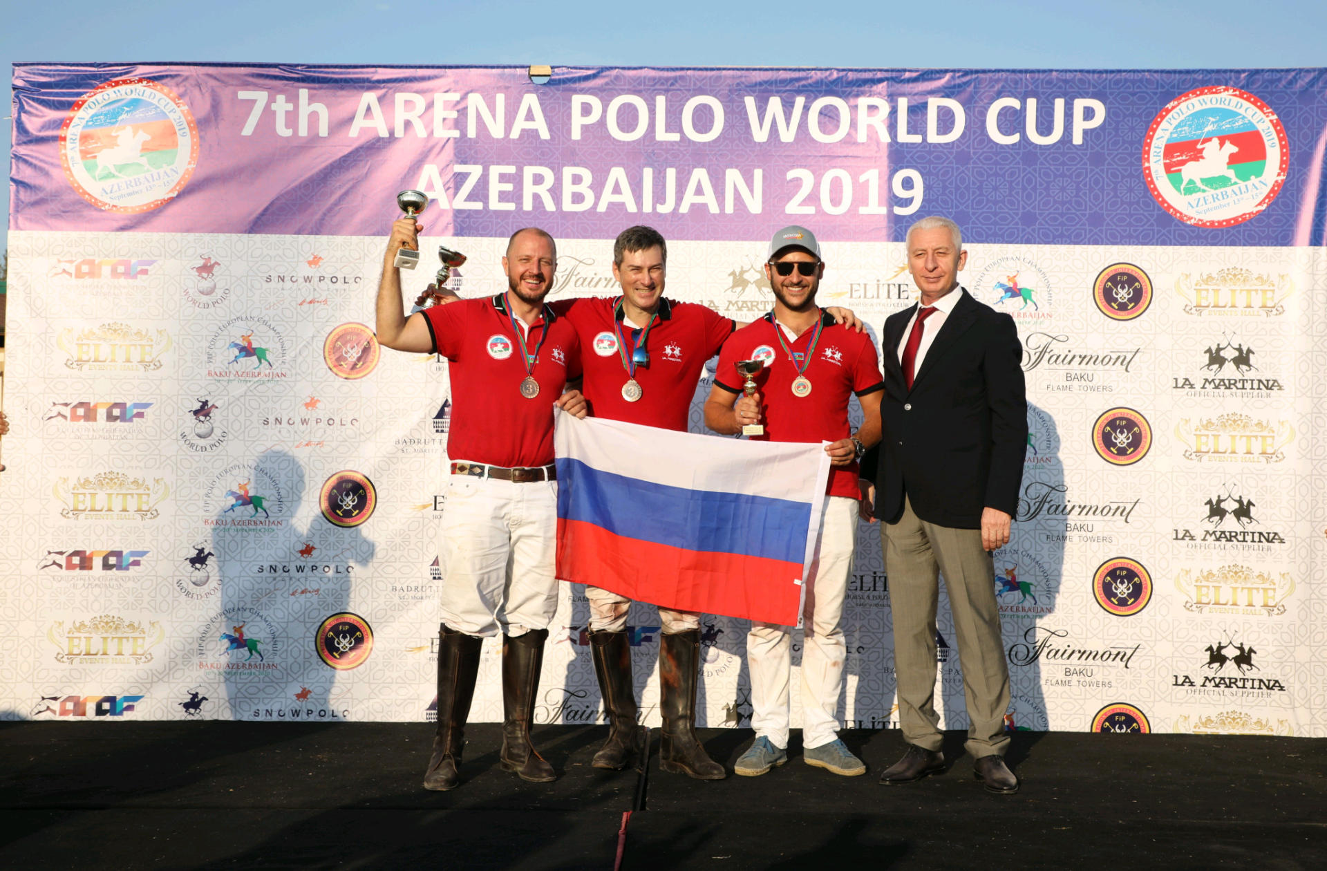 Heydar Aliyev Foundation VP Leyla Aliyeva watches 7th Arena Polo World Cup final (PHOTO)