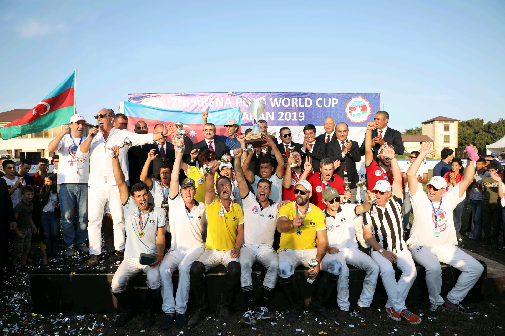 Heydar Aliyev Foundation VP Leyla Aliyeva watches 7th Arena Polo World Cup final (PHOTO)