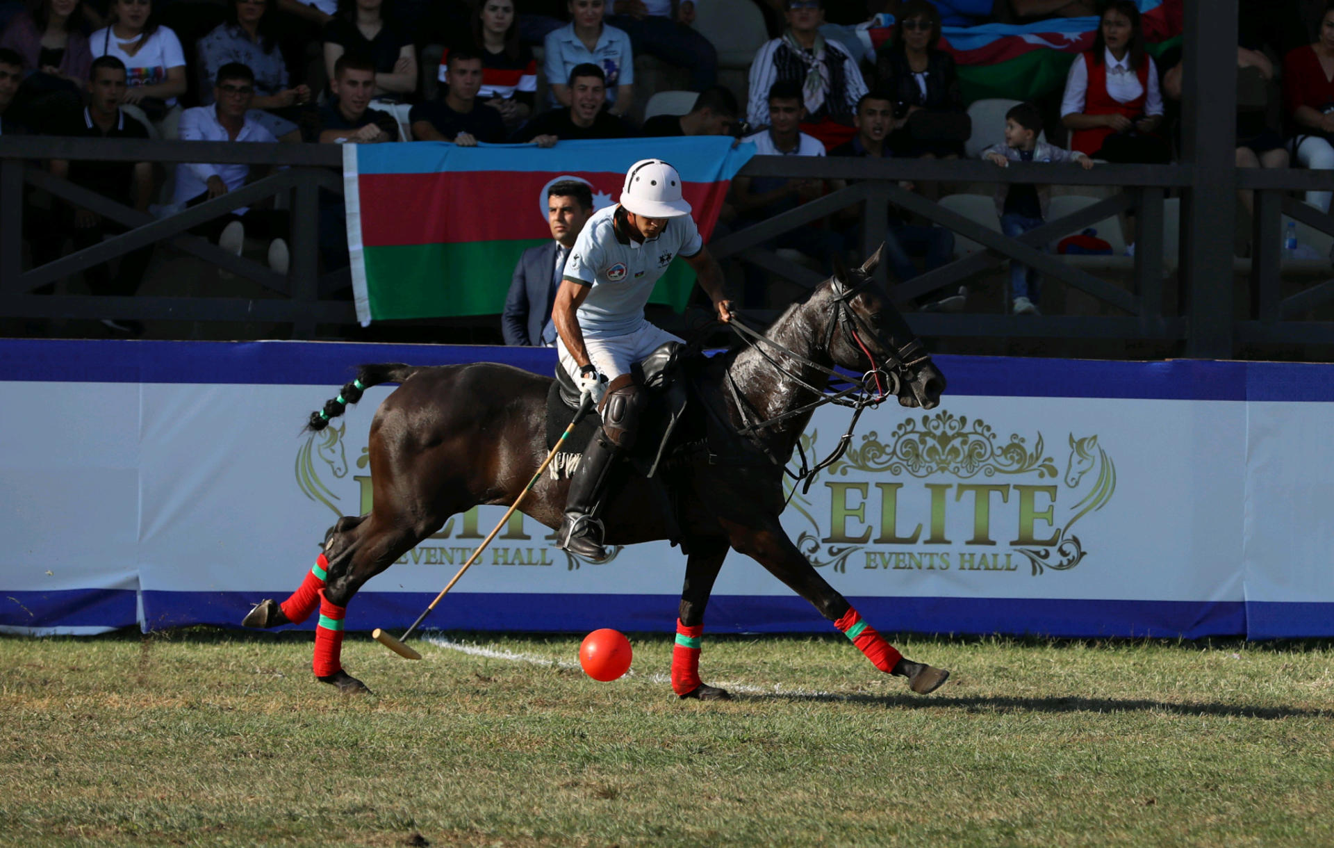 Heydar Aliyev Foundation VP Leyla Aliyeva watches 7th Arena Polo World Cup final (PHOTO)