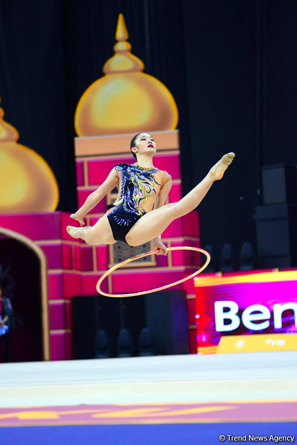 Competitions of 37th Rhythmic Gymnastics World Championships underway in Baku (PHOTO)