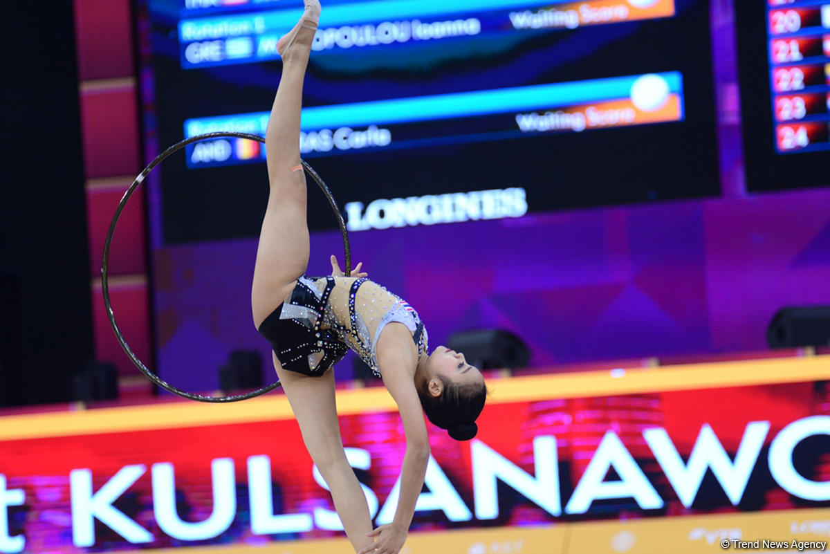 Competitions of 37th Rhythmic Gymnastics World Championships underway in Baku (PHOTO)