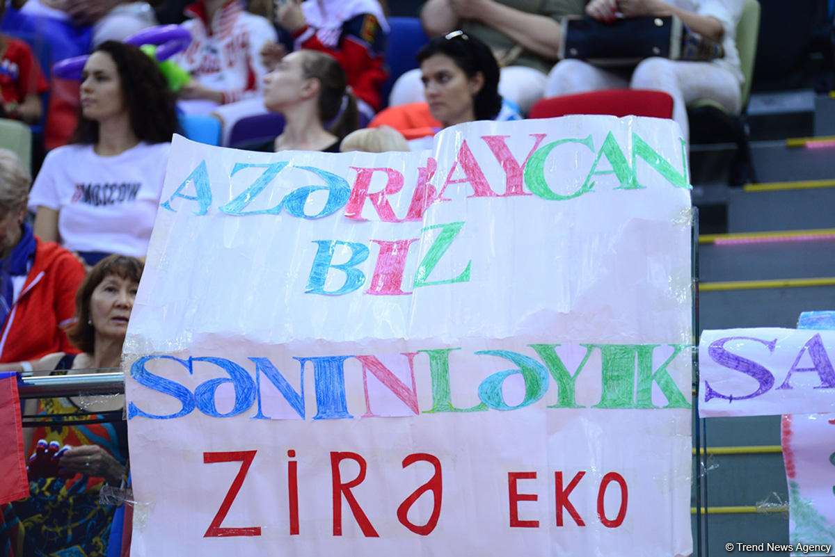 Competitions of 37th Rhythmic Gymnastics World Championships underway in Baku (PHOTO)