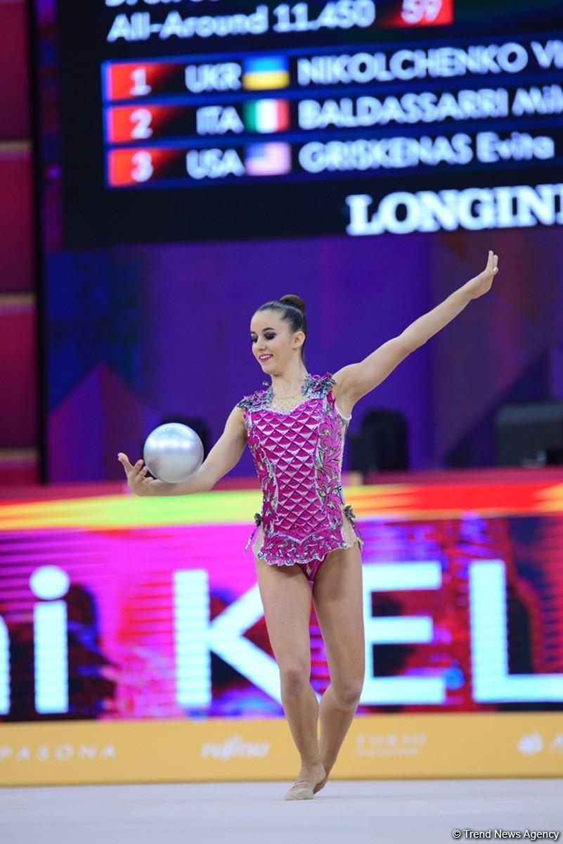 Competitions of 37th Rhythmic Gymnastics World Championships underway in Baku (PHOTO)